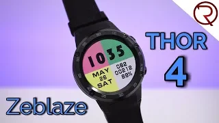 Zeblaze Thor 4 Smartwatch Review - GPS, 4G, Android 7.0