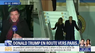 Quel est le programme de Donald Trump pendant sa visite à Paris ?