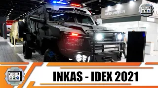 UAE-based company INKAS presents its full range of wheeled tactical and armored vehicles