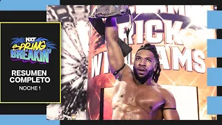 Trick Williams CAMPEÓN | WWE NXT Spring Breakin' 2024 (Noche 1) - Resumen Completo en Español