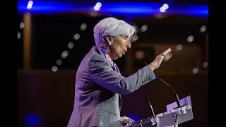 WATCH: IMF Chief Christine Lagarde speaks on 'Leading On The World Stage' at the Forbes Women Summit