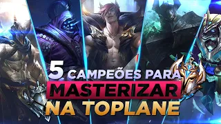 TOP 5 CAMPEÕES MAIS IMPACTANTES NO JOGO E FÁCEIS DE MASTERIZAR NA TOPLANE