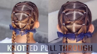 Knotted Pull Through Braid | Summer Hairstyle | Brown Haired Bliss