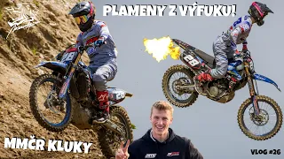 PLAMENY Z VÝFUKU! | MMČR Kluky | MX Závody | Vlog #26