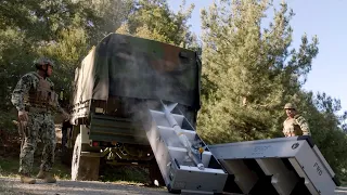 A Rocket Falls Out Of A Military Vehicle In An Accident - NCIS 18x10