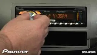 How To - DEH-4400HD - Clock Settings