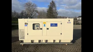 Starting up Perkins P200H 200 kVA generator fg wilson As New!