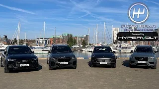 Big SUVs Death Match PT1: Porsche Cayenne, Volvo XC90, Audi Q7 and BMW X5 | Fifth Gear