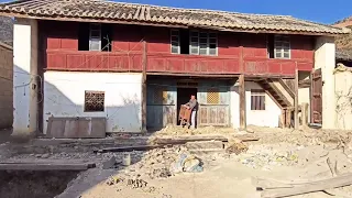 The filial son repairs the old dilapidated house for his mother | Renovation | Garden Construction