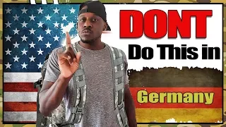 10 Dont Do's in Germany | Deutsche kultur