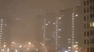 ‘This is hell like’ Rare winter thunderstorm hits Moscow