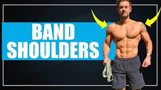 RESISTANCE BAND SHOULDERS WORKOUT! Follow Along! 17 Minutes...