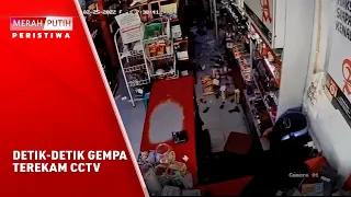 Detik Detik Gempa Terekam Cctv