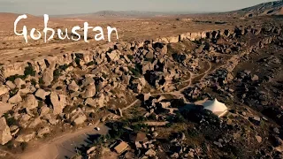 Fly over Boyukdash in Gobustan