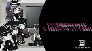 Countryhumans react to Russia Prounce 50 U.S States