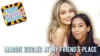 Maddie Ziegler & Giacomo Gianniotti Interviews at My Friend's Place 2019