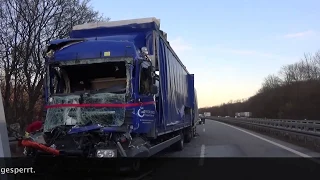 A6 bei Heilbronn: Wieder schwerer Lkw-Unfall – zwei Menschen sterben