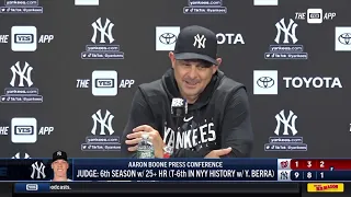 Aaron Boone on special nights by Judge and Severino