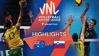 🇦🇺 AUS vs. 🇸🇮 SLO - Highlights Week 1 | Men's VNL 2022