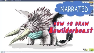 How to Draw Bewilderbeast from How to Train Your Dragon 2 (NARRATED)