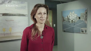 Оксана Андреева-Петрова в музее Эрарта