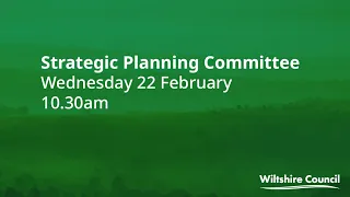 Strategic Planning Committee, 22 February 2023, 10.30am