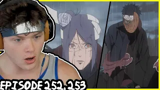 KONAN VS MADARA! Naruto Shippuden REACTION: Episode 252, 253