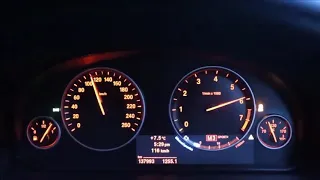 2012 BMW 535i Acceleration 0-100 (With Exhaust Sound)