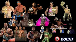 5 Count, My Top Five Black World Champions of all time!