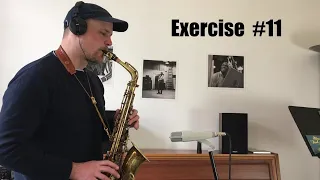 Basic Jazz Conception for Saxophone by Lennie Niehaus (Vol. 1) - Exercise #11