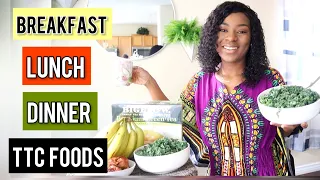 WHAT I EAT IN A DAY WHEN TRYING TO CONCEIVE. NIGERIAN FERTILITY FOODS + My Supplements For Fertility