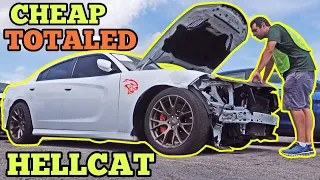 I Found a Salvage HELLCAT For Sale at Insurance Auction! Here's How Much it will Cost to Rebuild