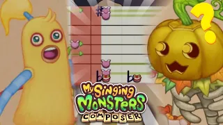 CHEGOU! OS SAZONAIS NO COMPOSER FICARAM MUITO LEGAIS! TESTANDO ELES! | My Singing Monsters Composer