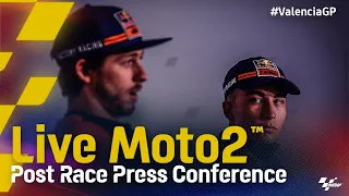 Live 📡: Moto2 World Championship Press Conference | ValenciaGP 2021