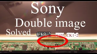 Sony LCD tv Double image Problem Solution Urdu/Hindi