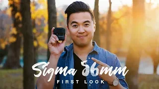 Sigma 56mm 1.4 DC DN Lens Review - OH MY WOW!!