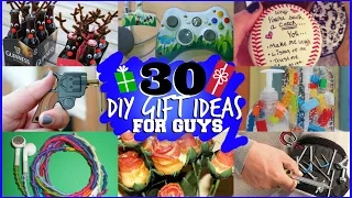 30 DIY GIFT IDEAS FOR GUYS (they will actually like)
