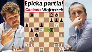 SZACHY 366# Carlsen - Wojtaszek rewanżowa partia FIDE World Cup 2021, epicki bój obrona sycylijska