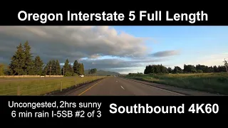 I-5 Oregon Southbound Full Length 4K60 Detailed Timestamps