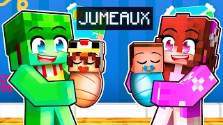 GEMI et ELSA adoptent des JUMEAUX sur Minecraft !