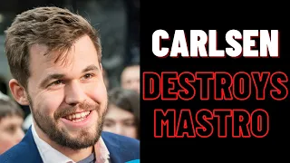 Carlsen Destroys Mastrovasilis!