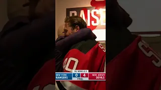 Beautiful moment between akira shmid and the NJ devils general manager at the end of game 7