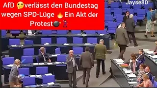 🚫AfD #AfD-fraktion verlässt den Bundestag SPD-Lüge – Ein Akt der Protest! 📣💥#afd #weidel #bundestag