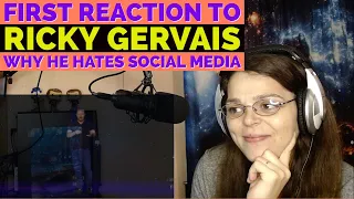 First REACTION to  Ricky Gervais -  Why He Hates Social Media