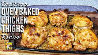 Oven Baked Chicken Thighs | Dinner Ideas