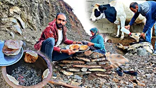 KÜP TEN TANDIR YAPTIM~TANDIR EKMEĞİ~SÜRPRİZ BUZAĞI DOĞUMU