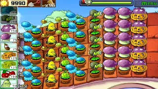 Plants vs Zombies | SURVIVAL ROOF 3 | Angry all plants vs all Zombies GAMEPLAY FULL HD 1080p 60hz