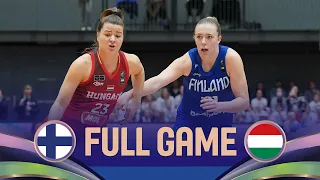 Finland v Hungary | Full Basketball Game | FIBA Women's EuroBasket 2025 Qualifiers