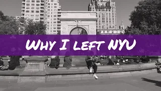 6 REASONS WHY I DROPPED OUT OF NYU