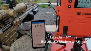 Bulletseeker Mach 4 vs Labradar